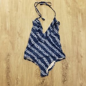 Victoria's Secret One Piece Size Large Blue White